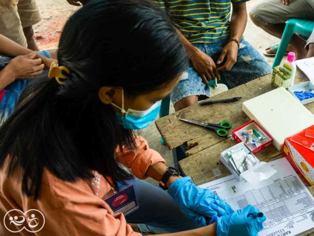 A Drop of Hope: Blood Testing for Malaria in East Sumba by Fair Future.