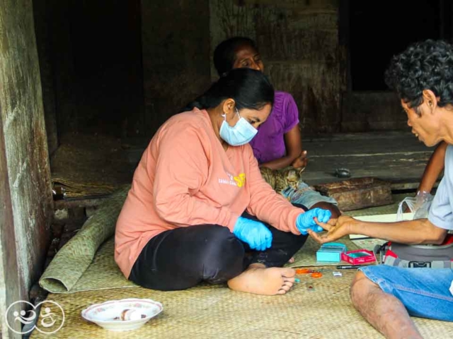 A Drop of Hope: Blood Testing for Malaria in East Sumba by Fair Future.