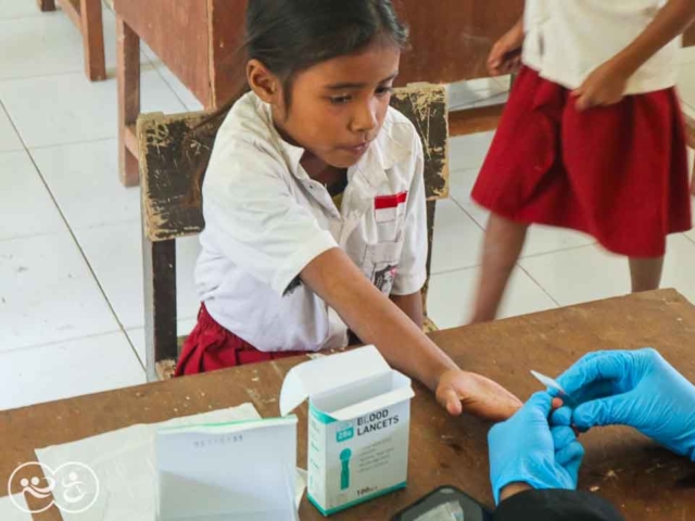 A Drop of Hope: Blood Testing for Malaria in East Sumba by Fair Future.