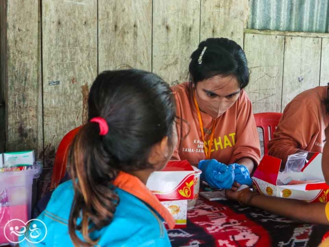 A Drop of Hope: Blood Testing for Malaria in East Sumba by Fair Future.