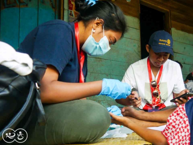 A Drop of Hope: Blood Testing for Malaria in East Sumba by Fair Future.