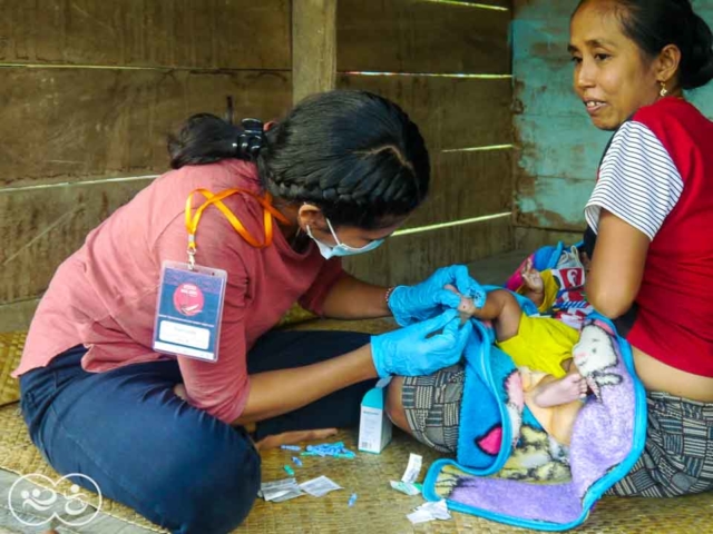 A Drop of Hope: Blood Testing for Malaria in East Sumba by Fair Future.