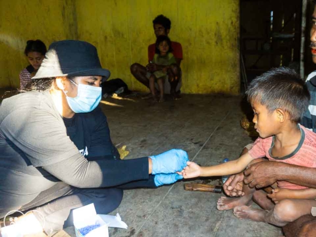 A Drop of Hope: Blood Testing for Malaria in East Sumba by Fair Future.