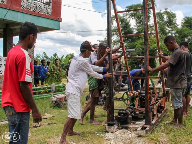 Drilling for Clean Water Changes Lives in East Sumba.