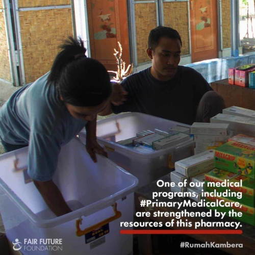 Lifelines in Bottles: The Pharmacy at Rumah Kambera.