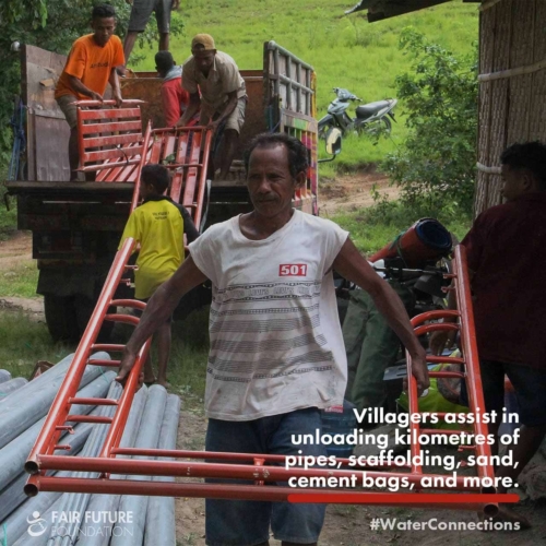 The local community plays a crucial role in Water Connections Project