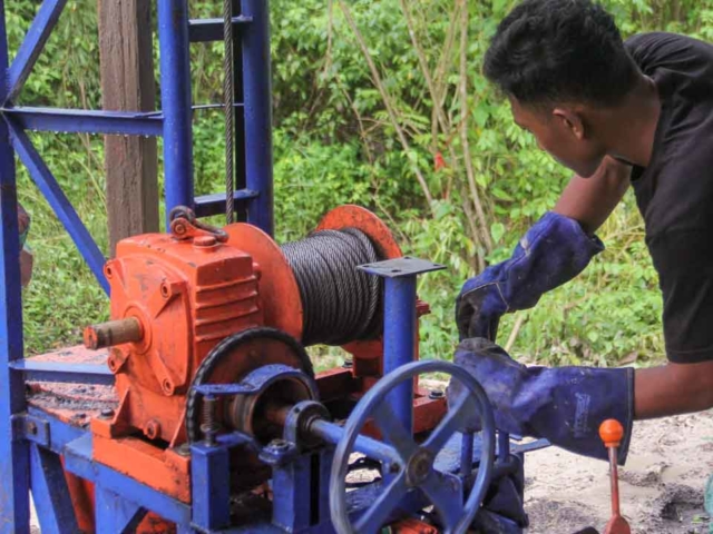 Community efforts and water infrastructure development during Phase III of Laindatang Water Connections in East Sumba.