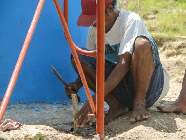 First three weeks of work on the Water Connections Laindatang 2024 project site, phases 2 and 3