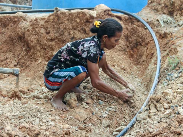 First three weeks of work on the Water Connections Laindatang 2024 project site, phases 2 and 3