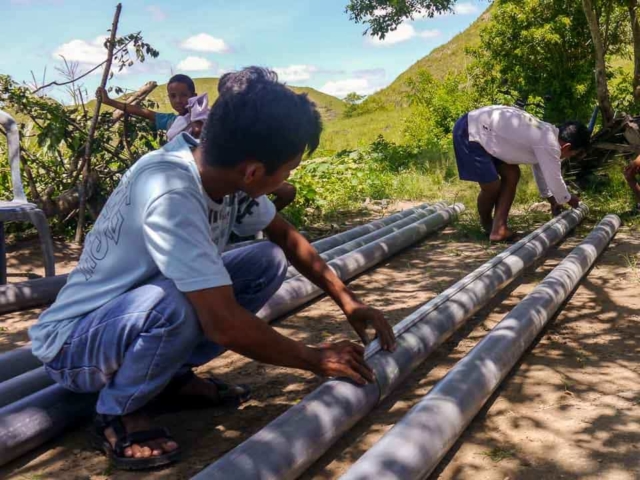 First three weeks of work on the Water Connections Laindatang 2024 project site, phases 2 and 3