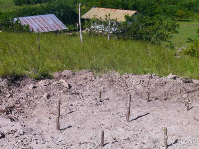 We build 5000-litre ferrocement water tanks in rural areas.