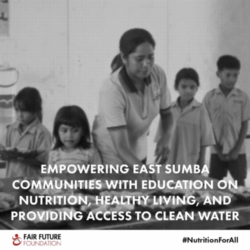 Healthy lifestyle in East Sumba through water and healthy nutrition