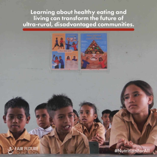 Healthy lifestyle in East Sumba through water and healthy nutrition