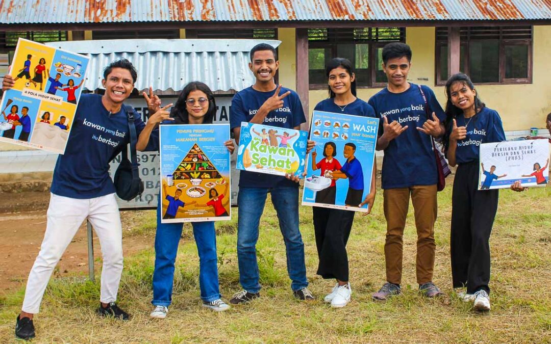 Educational Posters for a Healthy Life in Rural Indonesia