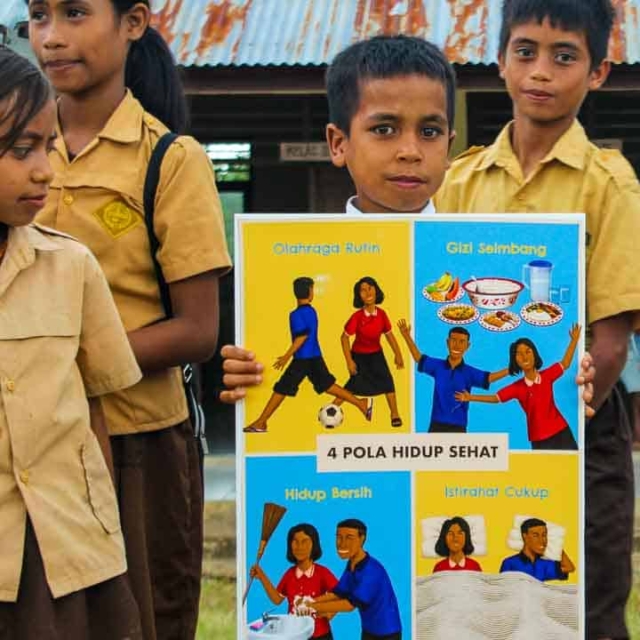 Image showing why Fair Future acts for water, dignity, and healthcare in rural Indonesia