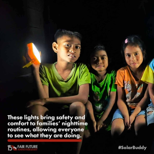 Solar Lamps Light Up Lives, Enabling Safe Night Activities.