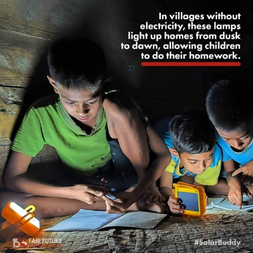 Solar Lamps Light Up Lives, Enabling Safe Night Activities.