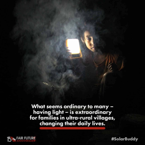 Solar Lamps Light Up Lives, Enabling Safe Night Activities.