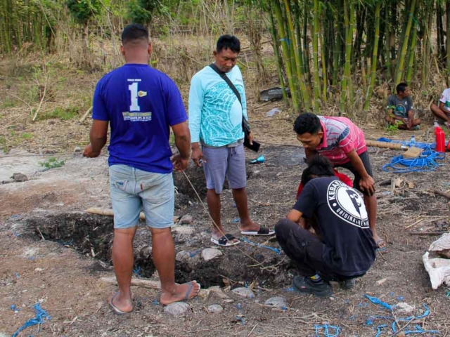 Phase 3 of Laindatang Water Connections: Testing New Wells After Months of Drilling.