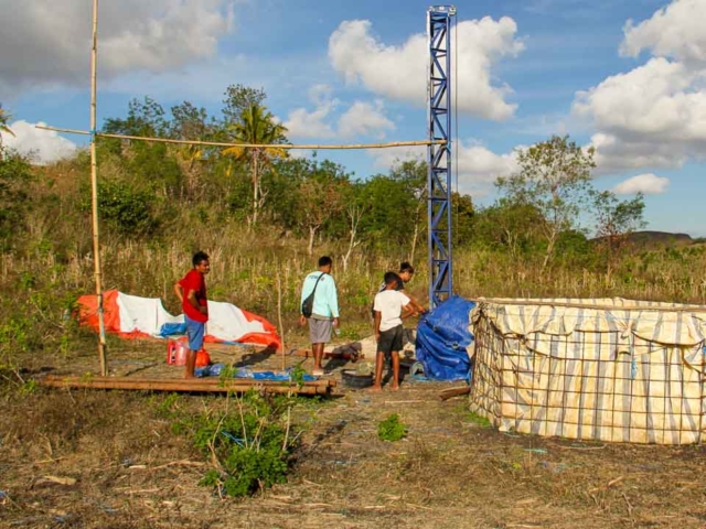 Phase 3 of Laindatang Water Connections: Testing New Wells After Months of Drilling.