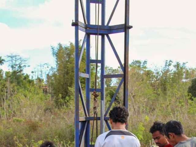 Phase 3 of Laindatang Water Connections: Testing New Wells After Months of Drilling.