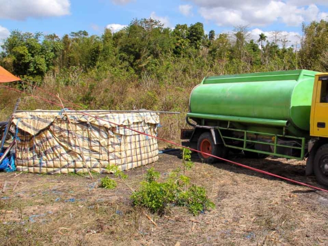 Phase 3 of Laindatang Water Connections: Testing New Wells After Months of Drilling.