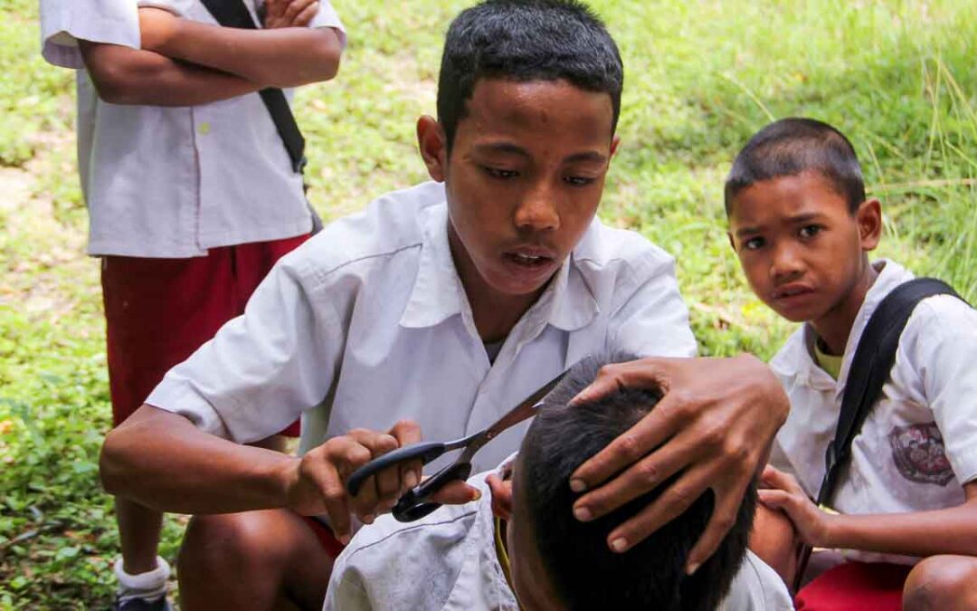 Resilience and Laughter: Haircuts in Ultra-Rural Laindatang