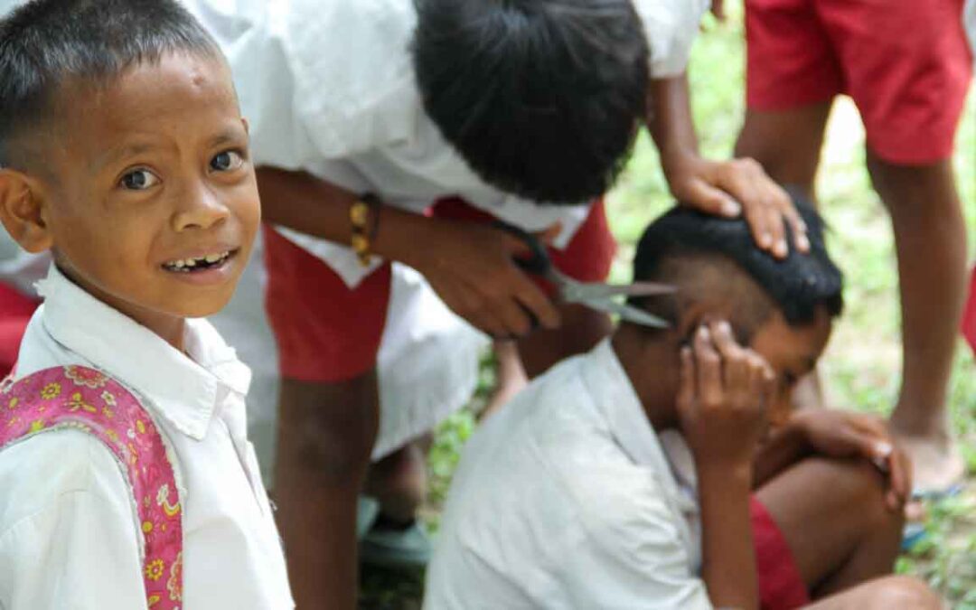 Haircuts & Hygiene: Kids in Ultra-Rural Laindatang