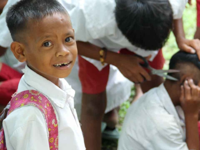 Resilience and Laughter: Haircuts and Hygiene in Ultra-Rural Laindatang.