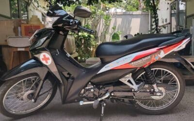 New Scooter for Erwin to Deliver Medical Supplies