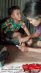 Health agents providing medical care in ultra-rural East Sumba for the Primary Medical Care Program.