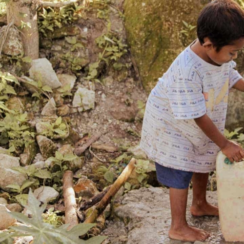 Image showing why Fair Future acts for water, dignity, and healthcare in rural Indonesia