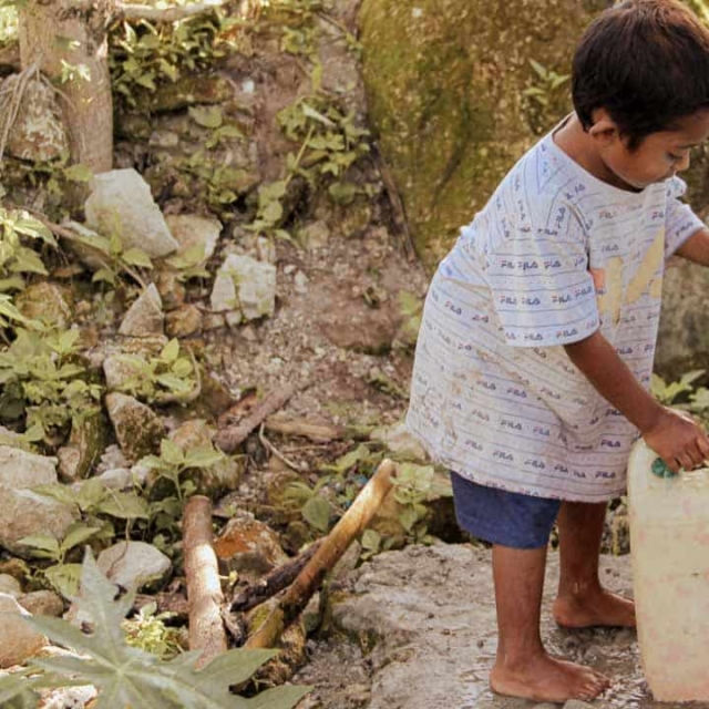 Image showing why Fair Future acts for water, dignity, and healthcare in rural Indonesia