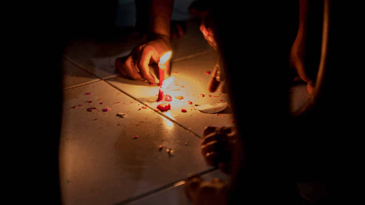 Children and families in an East Sumba village celebrate Christmas with gifts, shared meals, and joyful moments organized by Fair Future.