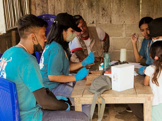 Fair Future Foundation team conducting malaria research in Umalulu to assess infection risks.