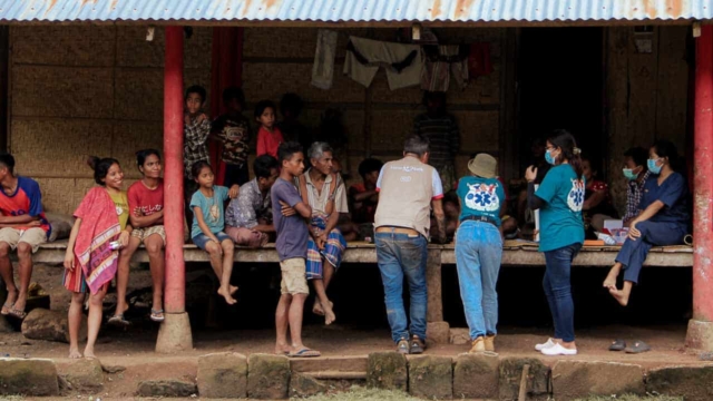 Fair Future Foundation team conducting malaria research in Umalulu to assess infection risks.