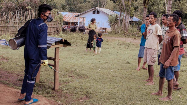 Fair Future Foundation team conducting malaria research in Umalulu to assess infection risks.