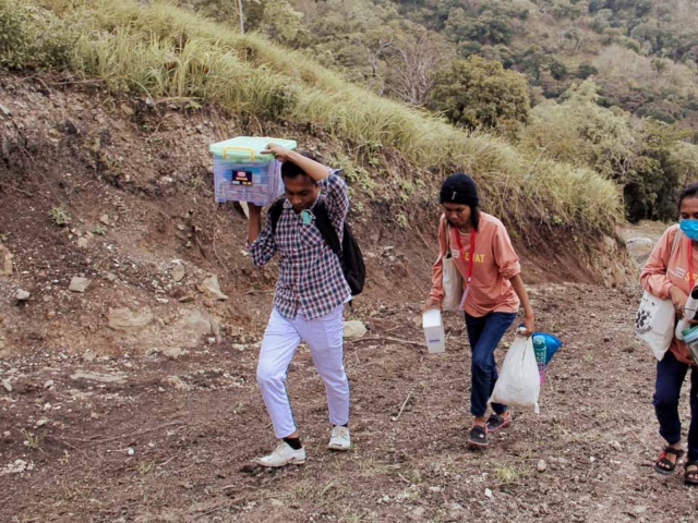 Fair Future Foundation team conducting malaria research in Umalulu to assess infection risks.