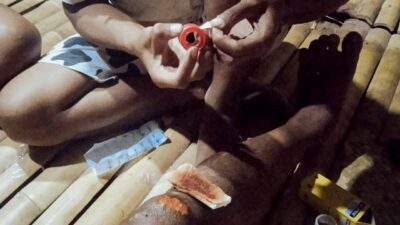 Community health agent in rural Indonesia