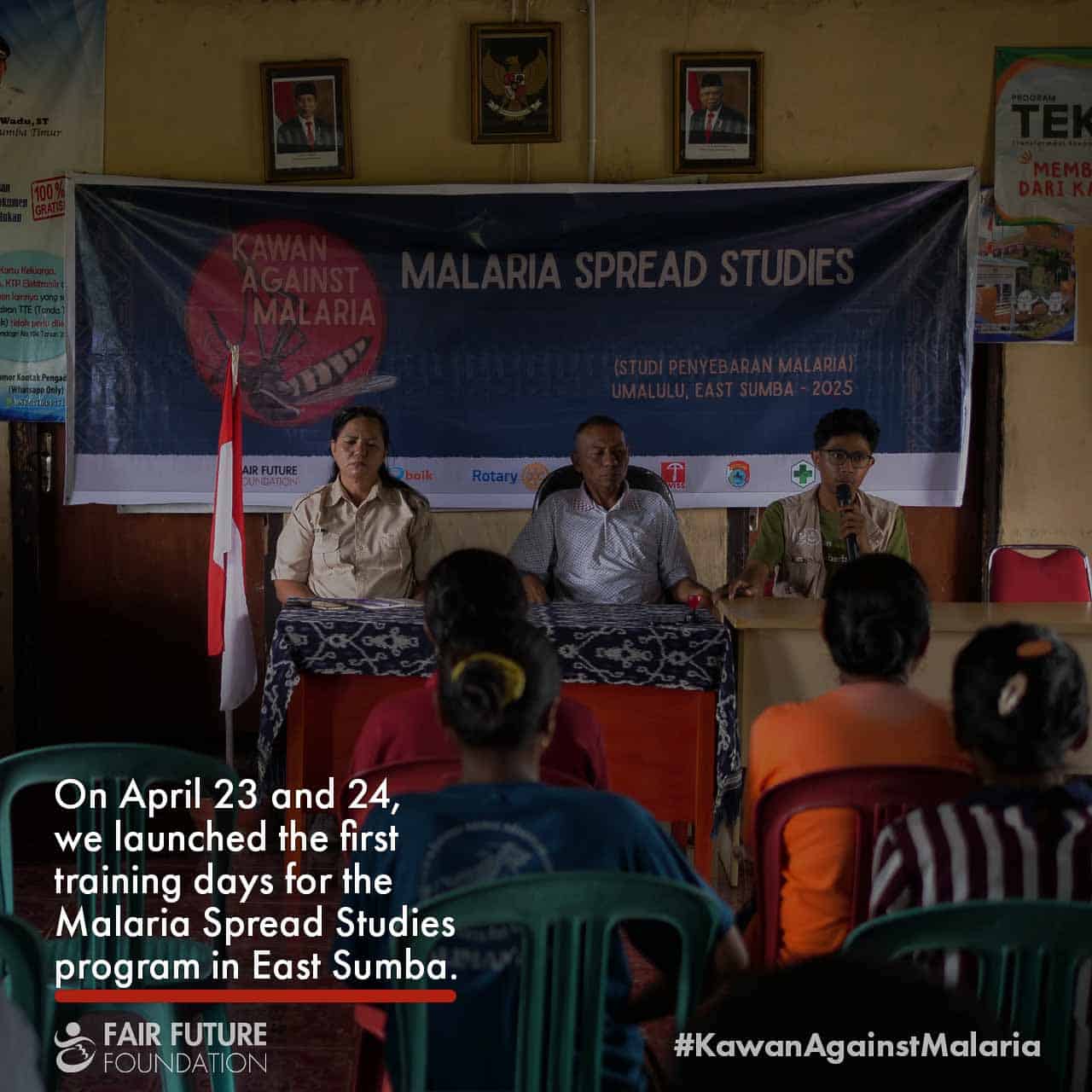 Malaria Spread Studies Training in Sumba
