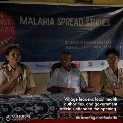 Malaria Spread Studies Training in Sumba
