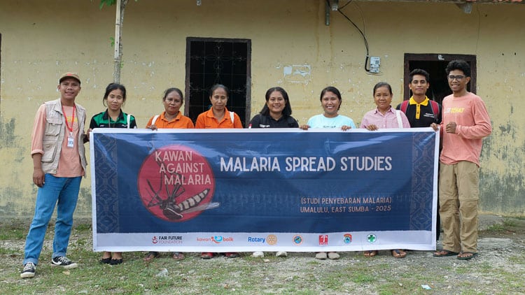 Kawan Against Malaria is Fair Future’s program to study, prevent, and reduce malaria in rural Indonesia, using data-driven actions, local health agents, and digital tools to save lives where malaria remains endemic.