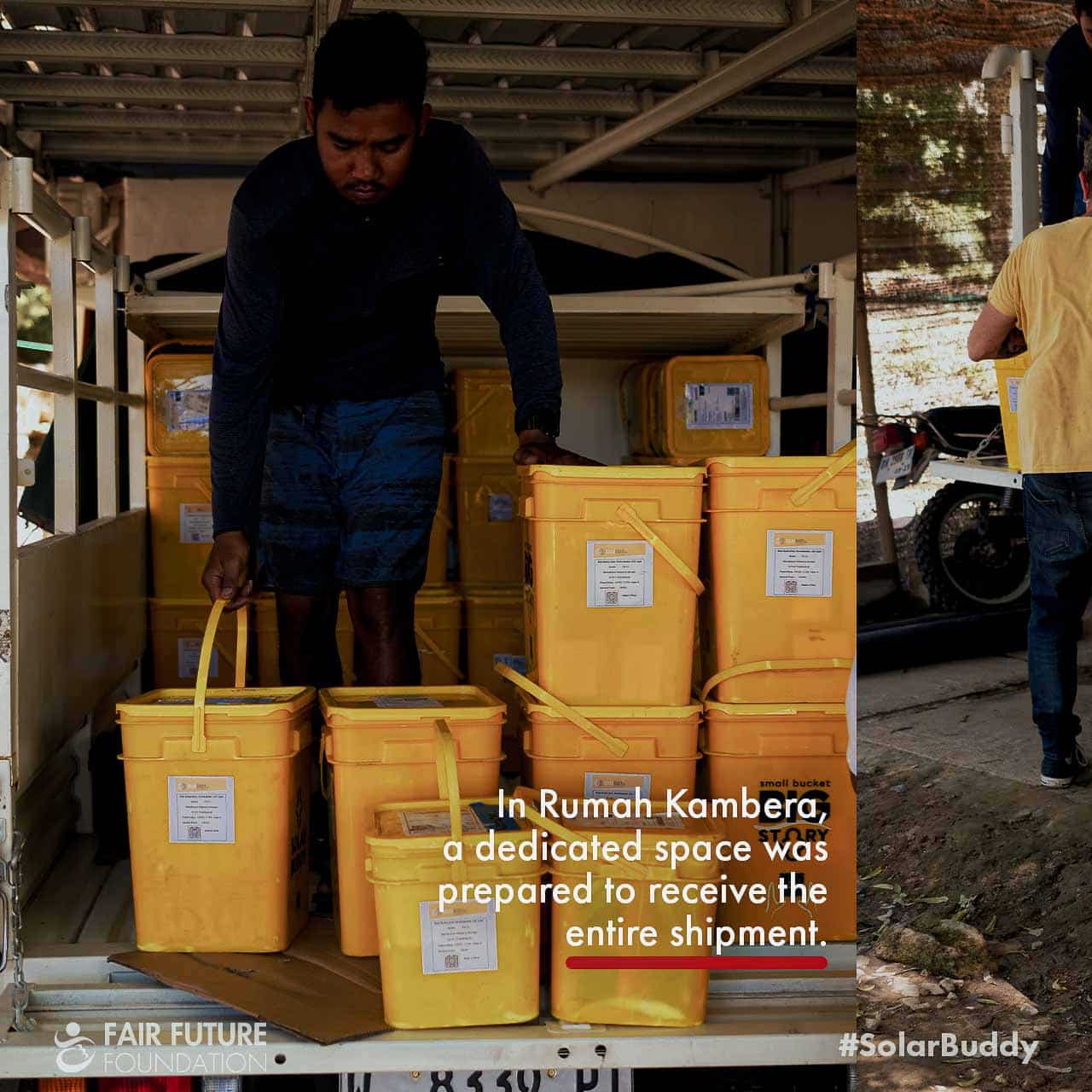 2,224 SolarBuddy Lamps Stored at Rumah Kambera