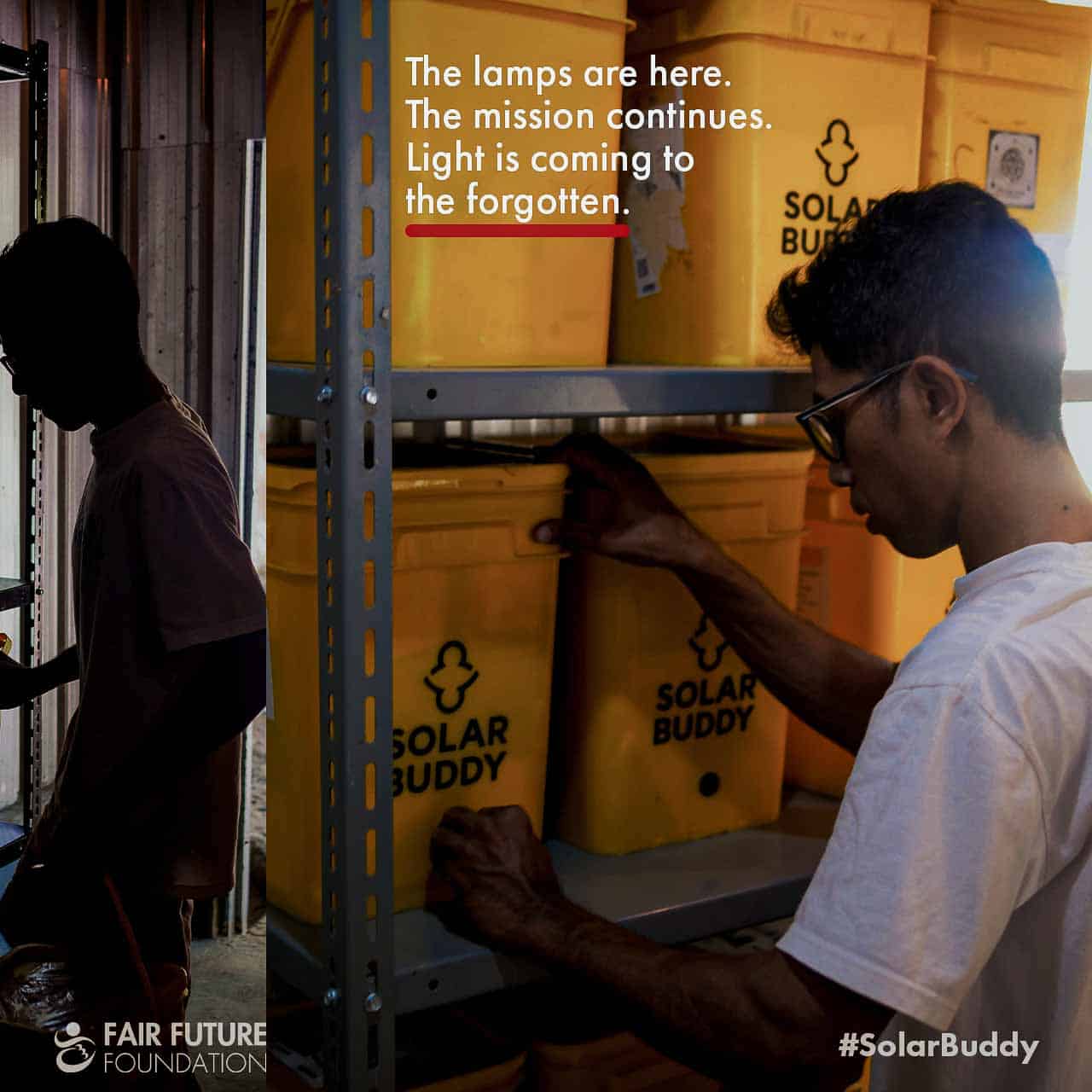 2,224 SolarBuddy Lamps Stored at Rumah Kambera