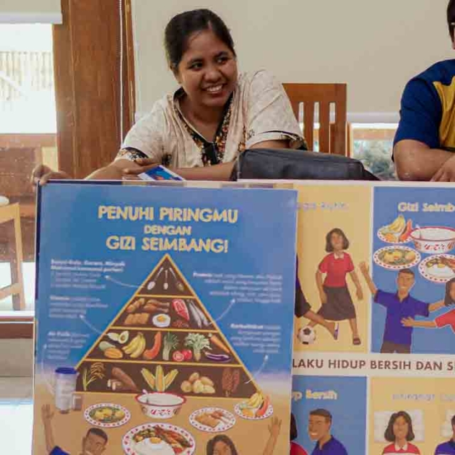 Kawan Sehat agents during a May 2025 medical training in East Sumba