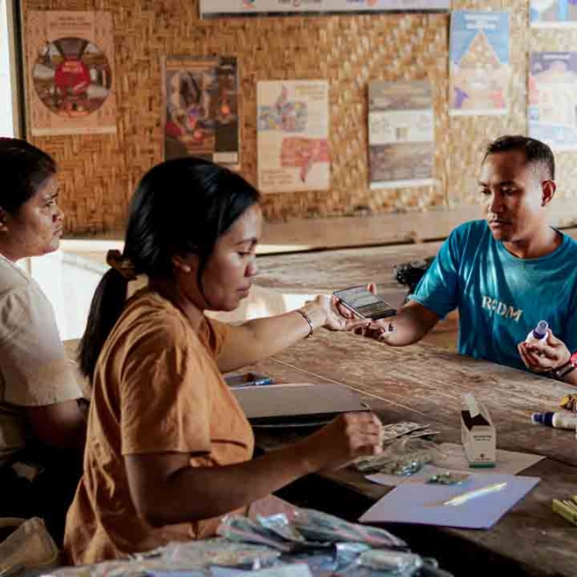 Kawan Sehat agents during a May 2025 medical training in East Sumba