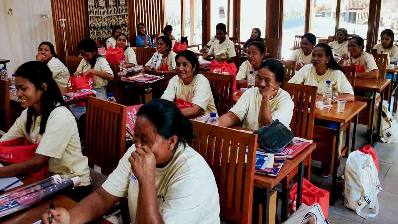 Kawan Sehat agents during a May 2025 medical training in East Sumba
