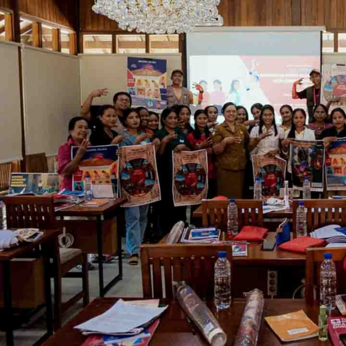 Kawan Sehat agents during a May 2025 medical training in East Sumba
