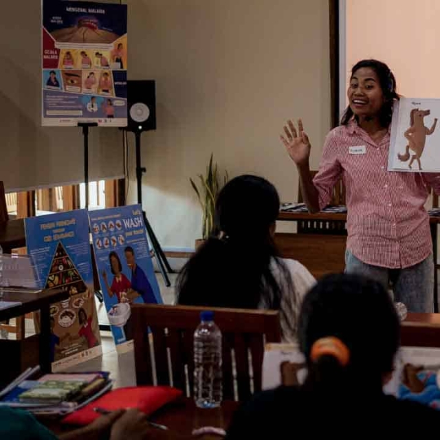 Kawan Sehat agents during a May 2025 medical training in East Sumba