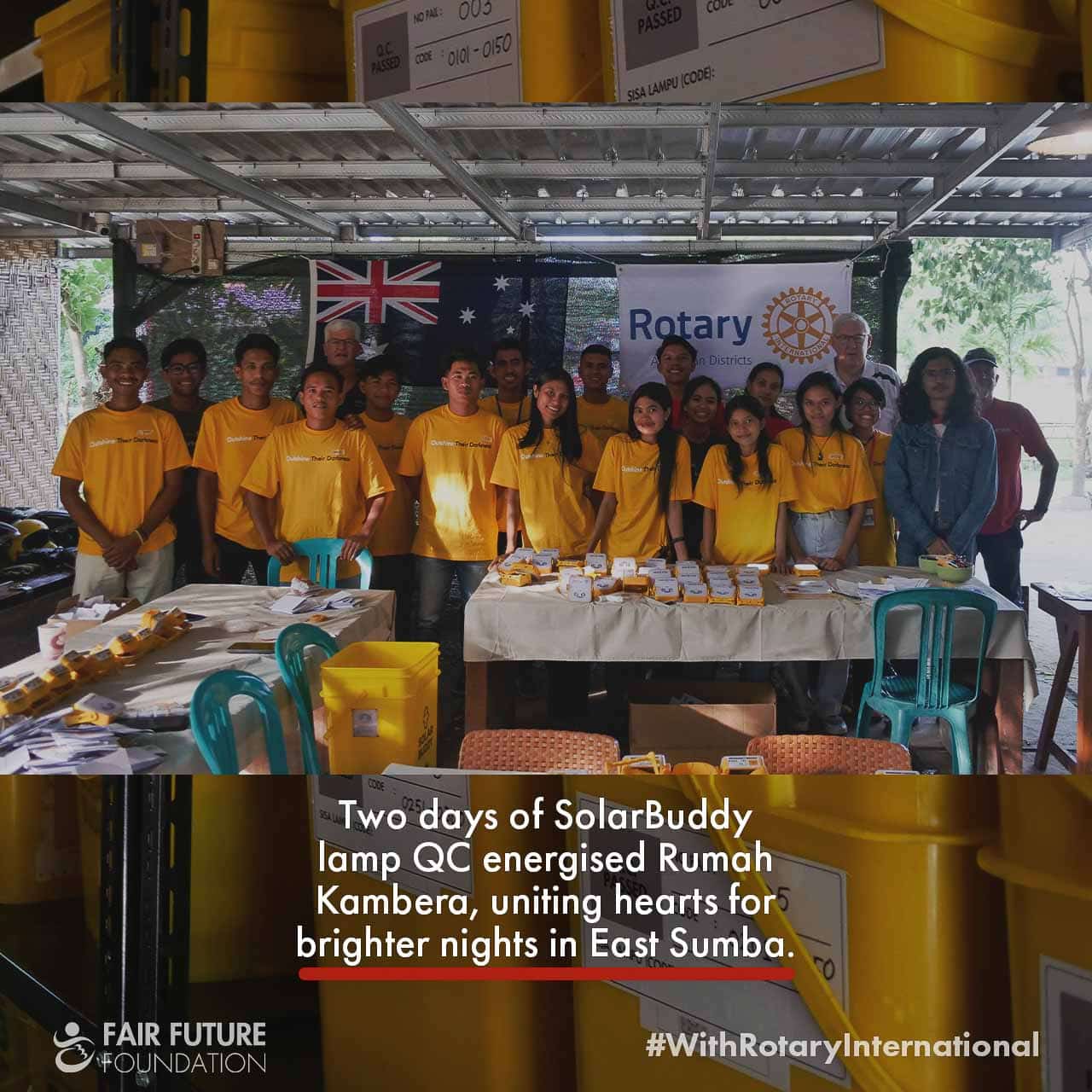 SolarBuddy QC at Rumah Kambera